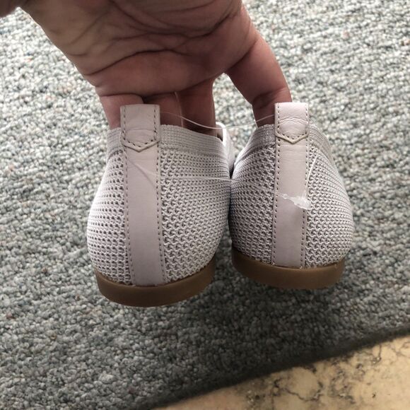 Everlane Day Glove ReKnit Flats Women’s Size 8 Light Gray Knit Pointed Toe Shoes - Picture 11 of 12